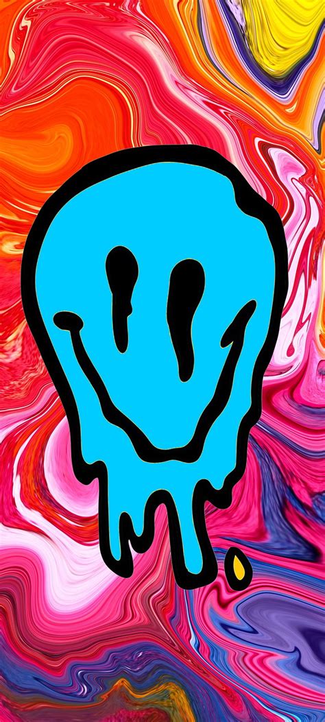 Discover 93 Trippy Melting Smiley Face Wallpaper Vn