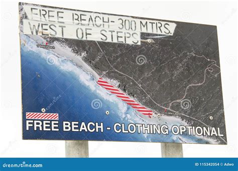 Nude Beach Sign Royalty Free Stock Image Cartoondealer Com