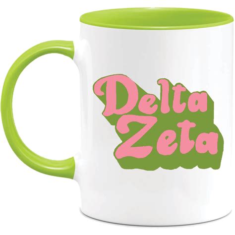 Delta Zeta Retro Mug Playalday