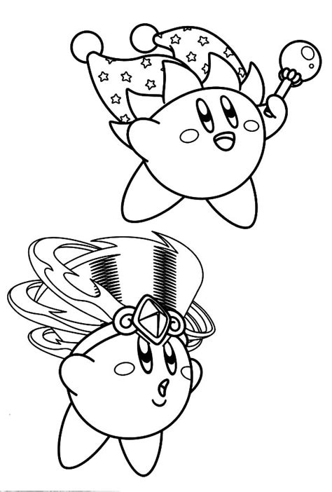 Kirby The Magician Coloring Pages Kids Play Color Coloring Pages
