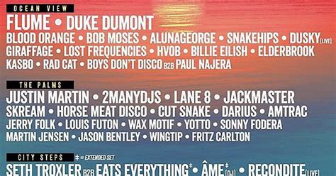 lineup announced for crssd festival march 4th and 5th at waterfront park imgur