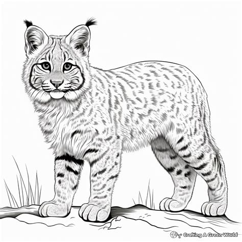 Bobcat Coloring Pages Free And Printable