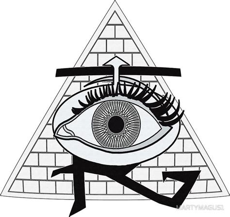 All Seeing Eye 47 Sticker By Martymagus1 All Seeing Eye Eyes Stylized