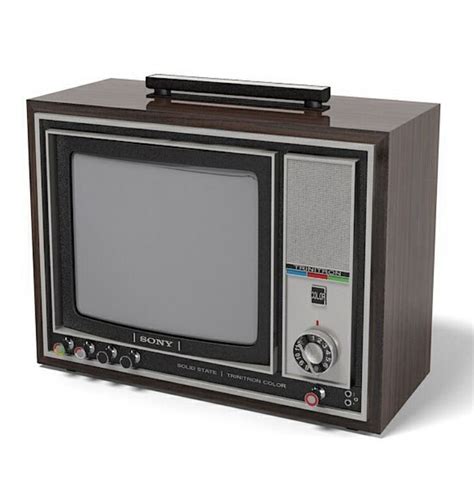 Sony Kv1310 The First In The Triniton Color Tvs 1968 Sony Tokyo