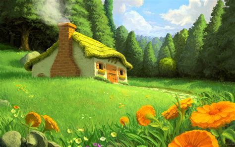 Fairy House Wallpapers Top Free Fairy House Backgrounds Wallpaperaccess