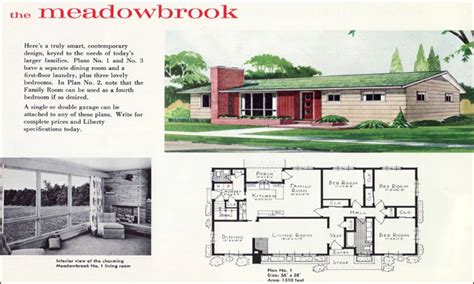 Ranch House Plans Mid Century Lrg Home Plans And Blueprints 85106