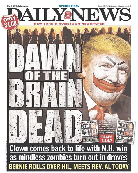 the new york daily news s war on trump in 5 front pages vox