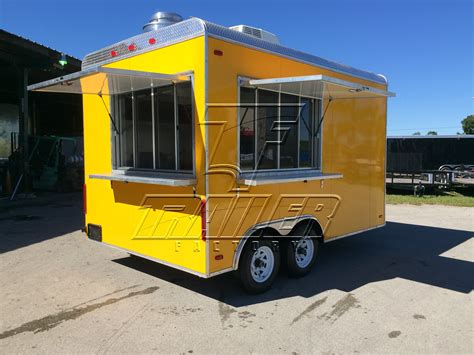 Custom Concession Trailers | 8.6x14 Package A | Trailer Factory