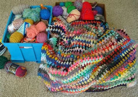 46 Scrap Yarn Crochet Afghan Ideas In 2021 · Minah