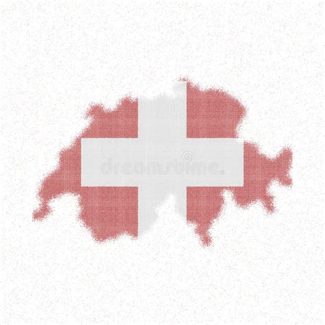 Mapa Da Suíça Ilustração Do Vetor Ilustração De Curso 160266820