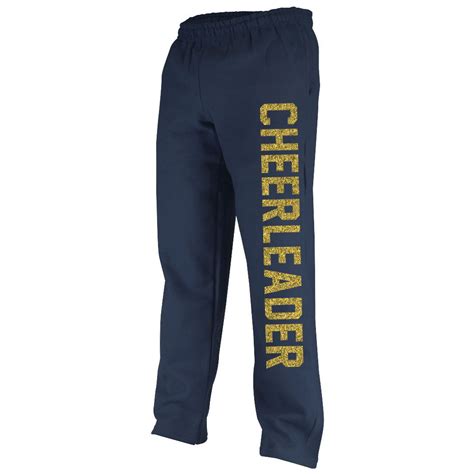 Cheerleading Fleece Sweatpants Varsity Cheerleader Chalktalksports