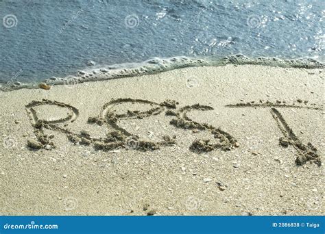 Rest At The Sea Stock Photo Image Of Sandy Relaxation 2086838