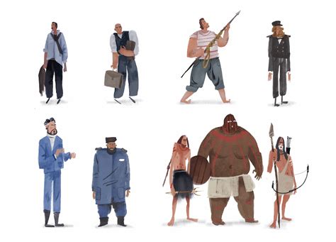 2017 Characters On Behance