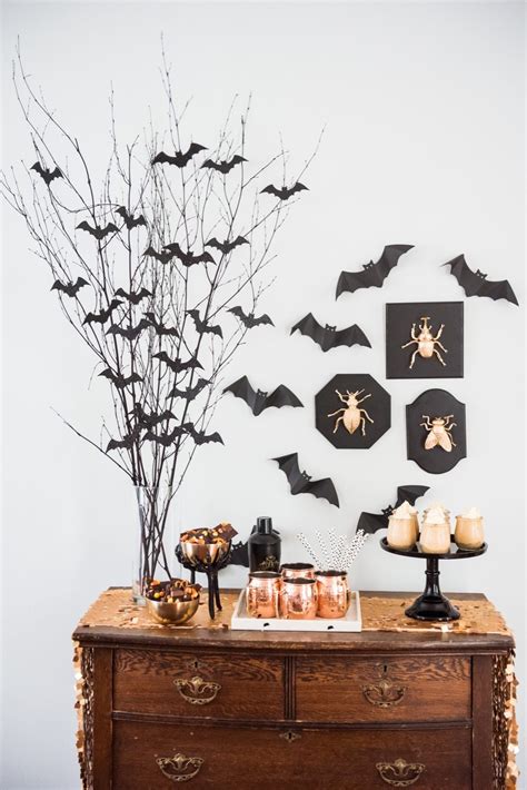 Diy Bat Branch Halloween Centerpiece The Sweetest Occasion