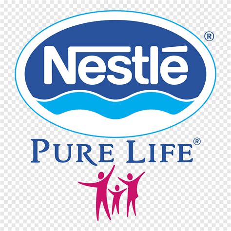 Logo Nestlé Pure Life Nestlé Waters Brand Life Insurance Blue Text