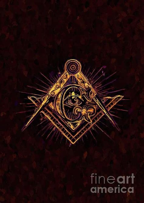Masonic Symbolism By Esoterica Art Agency In 2020 Masonic Art