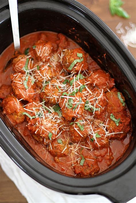 Slow Cooker Italian Meatballs Classic Recipes Using Ground Beef