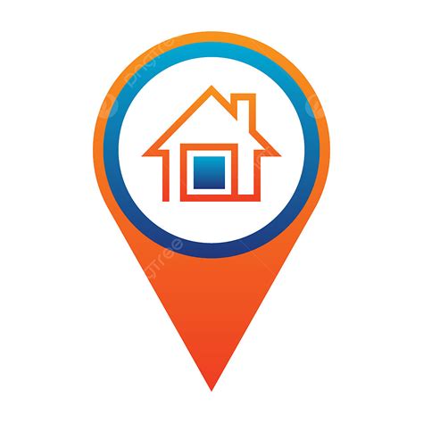 Location Pin Clipart Vector Pin Home Location Logo Template Pin Logo