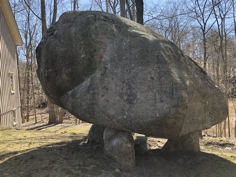 Balanced Rock North Salem New York Atlas Obscura