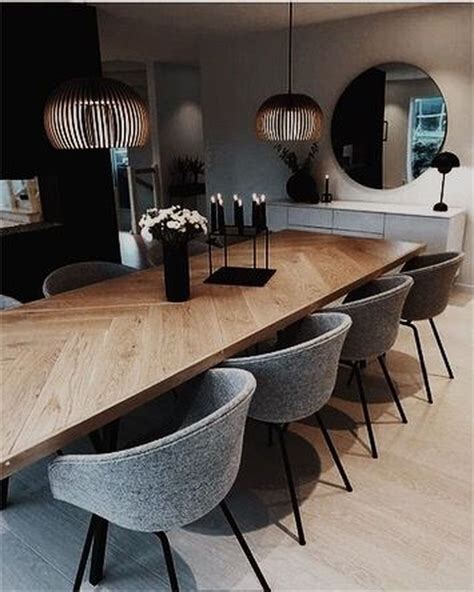 48 Elegant Modern Dining Table Design Ideas Homyhomee Beautiful
