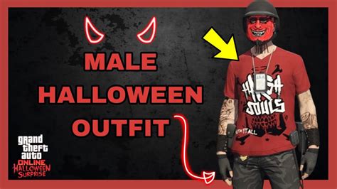 Gta 5 Online New Male Halloween Tryhard Outfit With Belt Merge Youtube