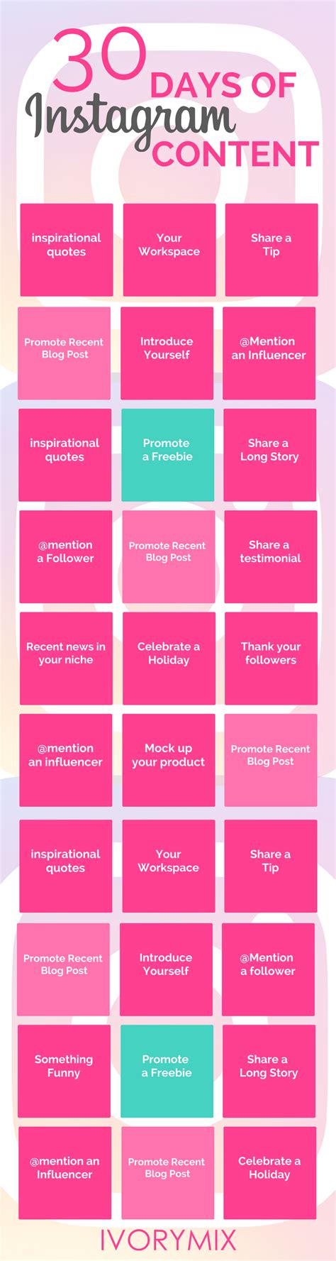Plan 30 Days Of Instagram Content In Just 8 Steps Social Media
