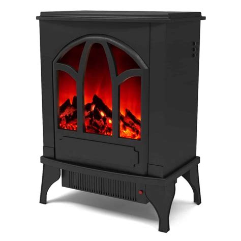 Ryan Rove Juno Electric Fireplace Free Standing Portable Space Heater