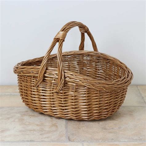 New Forest Wicker Shopping Basket The Basket Company