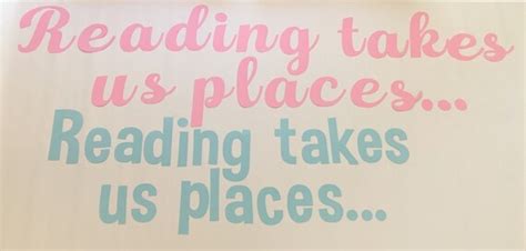 Bulletin Board Reading Takes Us Places Class Sign Classroom Etsy
