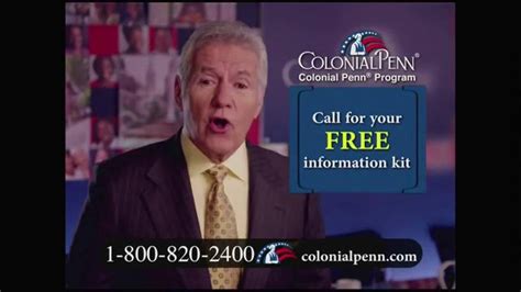Those whose blood pressure read over 150/95 in the past six months may pay a higher premium. Colonial Penn TV Commercial, 'Important Message' Featuring Alex Trebek - iSpot.tv