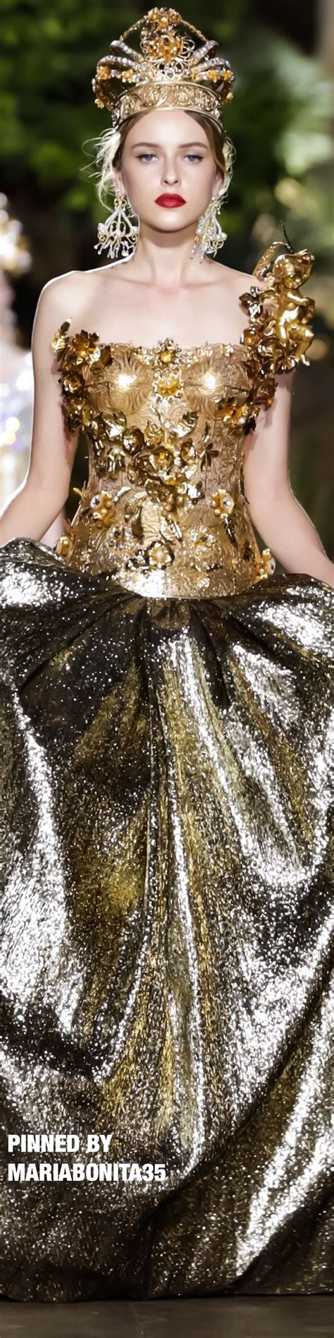 Dolce Gabbana Haute Couture Fall Winter 2015 16 Dolce Gabbana Gold