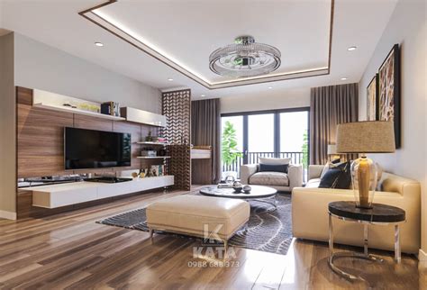 55 Mẫu thiết kế nội thất phòng khách đẹp hiện đại đơn giản KataHome