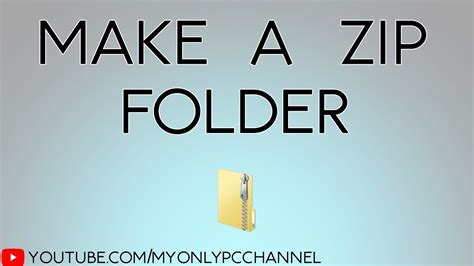 How To Make A Zip Compressed Folder In 10 Seconds Youtube