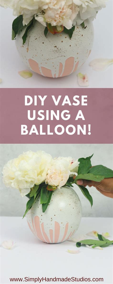 Diy Plaster Flower Vase — Simply Handmade Diy Plaster Plaster Crafts