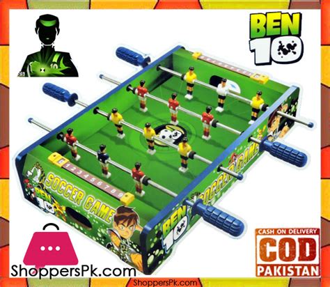 Kids' outdoor games, sports and play brings the fun time with the friends, siblings, neighbors and family. Buy Ben 10 Soccer Footbal Game for Kids at Best Price in Pakistan
