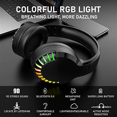 Wireless Bluetooth Headphone With Noise Cancellation Hifi Stereo