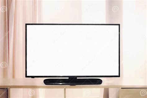 White Tv Screen Stock Photo Image Of Display Television 62528270