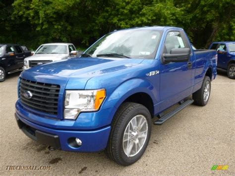 2014 Ford F150 Stx Regular Cab 4x4 In Blue Flame Photo 4 E78266