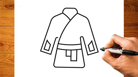 How To Draw Karate Suit Drawing Karate Boy Suit Easy Draw Karate
