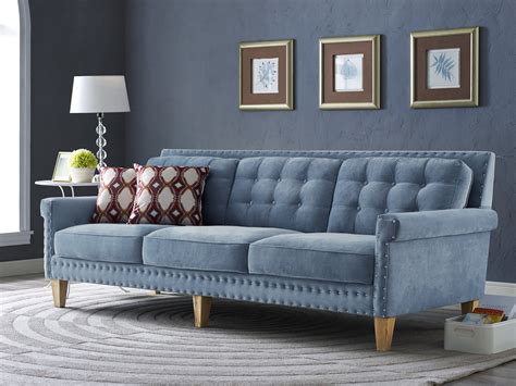 Go and check out the best blue velvet sofas. Alison Velvet Sofa - EMFURN | Blue velvet sofa, Living ...