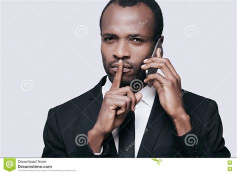 Please be quite. stock image. Image of adult, african ...