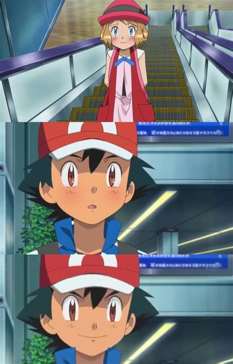 Pokemon Images Love Pokemon Ash And Serena Kiss