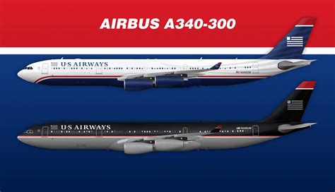 Us Airways A340 300 Concepts Gallery Airline Empires