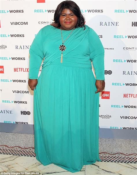 Gabourey Sidibe Doesnt Want Compliments On Weight Loss Daily Mail Online