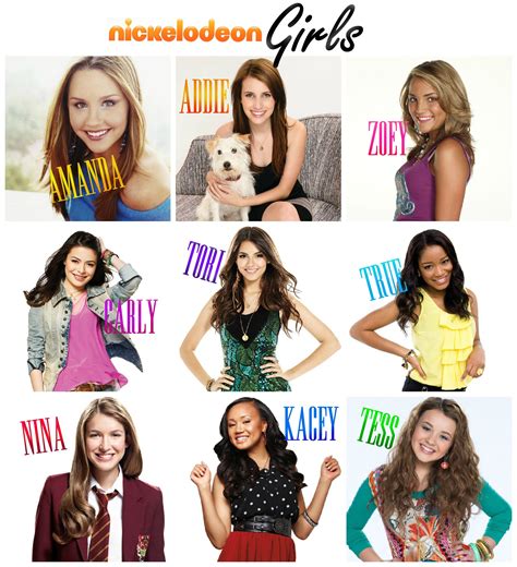 Image Nickelodeon Girls Collage Names  Liv And Maddie Wiki Fandom Powered By Wikia