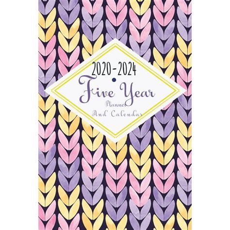 2020 2024 Five Year Planner And Calendar 5 Year Pocket Monthly