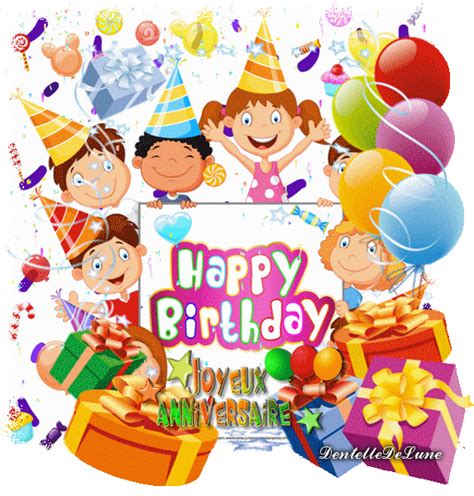 Un an de plus mais tu demeures toujours la plus belle. gif-joyeux-anniversaire-happy-birthday-enfant-24 - les ...