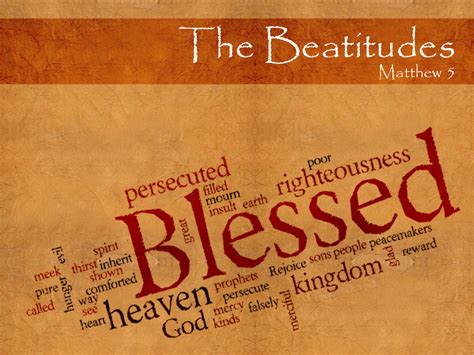 The Beatitudes Of Matthew 5 A Unique Perspective Hubpages