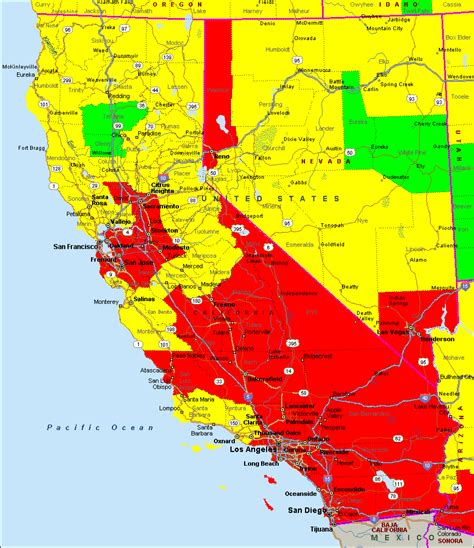 Air Quality Map California System Map