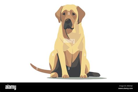 Cute Dog Flat Vector Illustration Stock Vector Image And Art Alamy
